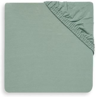 Jollein Jersey Spannbettlaken Ash Green 40 x 80 / 90 cm Grün