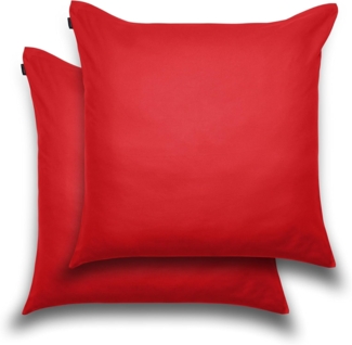 Brielle Kissenbezüge Brielle Biber Pillowcase - 2 pcs Rot 80x80 cm