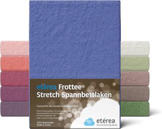 etérea Frottee Spannbettlaken 200x200 - 200x220 cm Blau