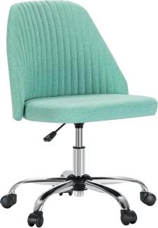 Sweetcrispy Ohne geländer bürostühle Office Chair, Metall, Grün, Green