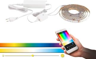 Eglo 33234 Crosslink LED STRIPE-C weiss L:500cm B:1. 2cm H:0. 3cm dimmbar 2700-6500K mit Connect Funktion