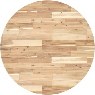 vidaXL Tischplatte Rund Ø90x2 cm Massivholz Akazie 4008687