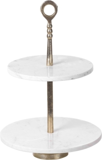 Tablett TARUM Marmor Optik Weißer Marmor