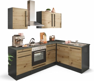 BASIC by Balculina Winkelküche Jazz, Stellbreite 220x175 cm, wahlweise mit E-Geräten