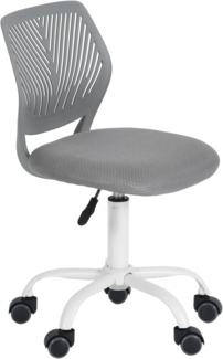 FurnitureR Bunter Schreibtischstuhl, moderner höhenverstellbarer Computerstuhl ohne Armlehnen, ergonomischer Drehstuhl für Kinderzimmer und Home Office