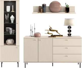 Wohnwand Anbauwand SOPHIE 3-teilig