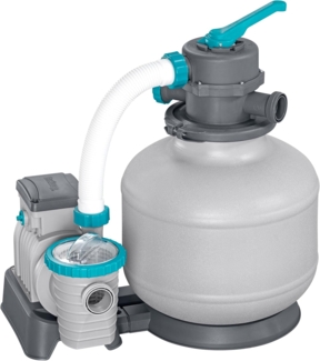 Sandfilteranlage mit Zeitschaltuhr 6.056 l/h, 230 W