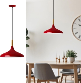 Bamyum Pendelleuchte Bamyum Pendelleuchte I Champion I Ø35 cm Holz-Metall E27 Moderne Lampe, ohne Leuchtmittel