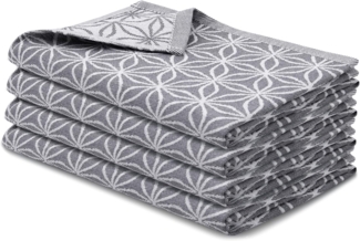 ZOLLNER Geschirrtuch, (Spar-Set, 4-tlg), 50x70 cm, 100% Baumwolle, Besonderes Design, saugstark