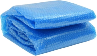 vidaXL Treibende Runde PE Pool-Solarplane 381 cm Blau 90345