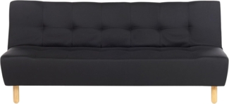 Schlafsofa ALSTEN Schwarz
