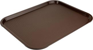 Contacto Serviertablett rechteckig 45x35 cm braun Polypropylen rutschhemmend Gastro-Tablett