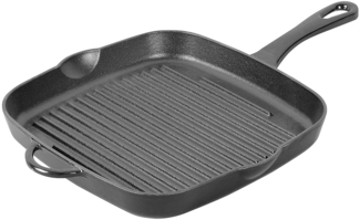 Küchenprofi 'Provence' Grillpfanne, Gusseisen schwarz, Ø 26 cm
