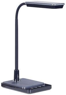 LED Schreibtischlampe CENTAURUS mit Dimmer Metall Schwarz