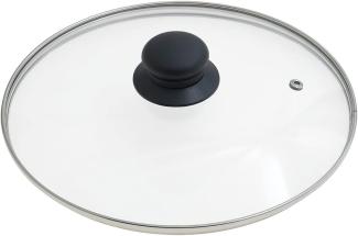 ORYX 5023420 – Glasdeckel für Bratpfanne 24 cm, weiß, 25 x 25 x 7 cm