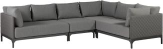 Lounge-Ecksofa - Set - Domino - Stone Grey