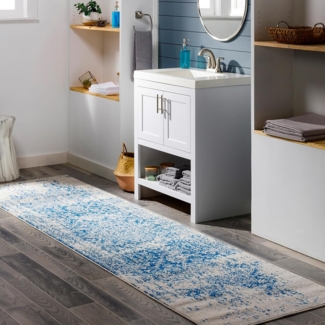 Livabliss Teppich SYRACUSA, rechteckig, Höhe: 12 mm, Kurzflor Orientteppich, Wohnzimmer, Schlafzimmer, Orange