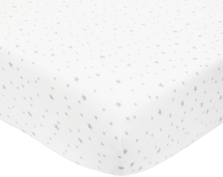 Trois Kilos Sept Spannbettlaken für Babybetten, Jersey, Sterne, 60x120 cm