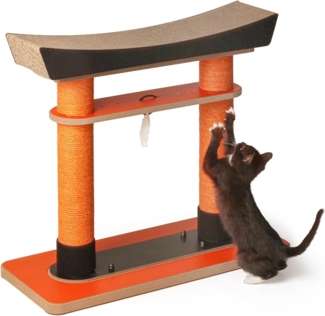 Canadian Cat Company Kratzbrett Katzen Design-Kratzmöbel, Kratzbaum, Kratzstamm, 68 x 28 x 65 cm