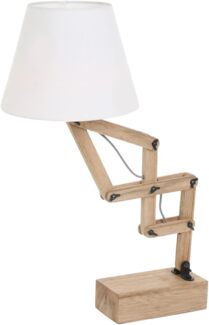 Steinhauer Tischleuchte Mexlite Dion 2425BE Buche