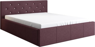 Polsterbett SKIDI , PFLAUME 69, 90 x 200
