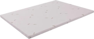 Topper aus Memory Foam 140x190 - Höhe 3 cm, Abziehba, Aloe Vera, Medizinprodukt