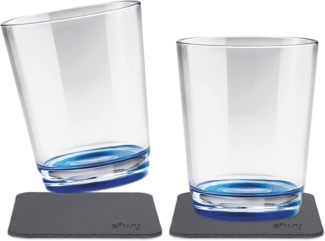 Silwy Magnet-Trinkbecher 250 ml, 2 Becher + 2 Pads