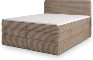 Masseno Boxbett LUNERA 180x200 cm mit Bonell Matratze und Topper