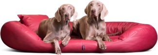SAMMY EASY CLEAN Orthopädisches Hundebett - 04 Dunkelrot, 140x105cm