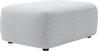 Vente-unique - Hocker - Strukturstoff - Hellgrau DAVISO