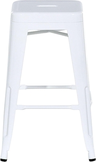 Hocker weiß Höhe 60 cm 2er Set CABRILLO
