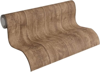 living walls Vliestapete Best of Wood`n Stone 2nd Edition, leicht strukturiert, Holz, gestreift, realistisch, Landhaus Tapete Holzoptik Tapeten Wohnzimmer Schlafzimmer Küche Flur