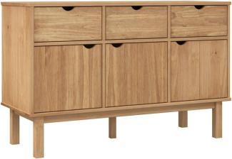 Sideboard 114 x 43 x 73,5 cm Massivholz Kiefer [351297]