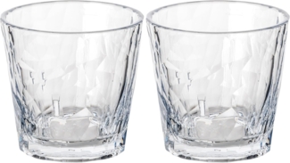 Koziol Superglas 250 ml Club No. 22 2er-Set crystal clear