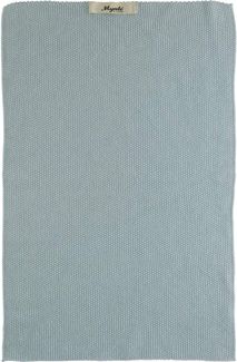Ib Laursen Badetücher Ib Laursen Handtuch Mynte Gestrickt Nordic Sky