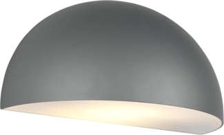 Halbrunde Downlight Außenwandleuchte MAAS Anthrazit, Breite 27cm