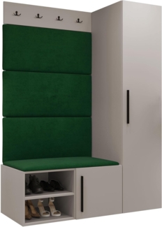 Garderoben-Set Mapreni II (Farbe: Cashmere, Manila 35)