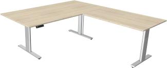 Kerkmann Sitz-/Stehtisch Move 3 BxT 180x180cm (mit Anbautisch) silber/