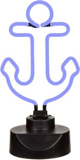 Anker Neon Leuchte (blau)