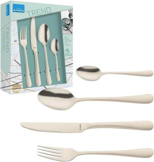 Amefa Besteck-Set AUSTIN (24-tlg), 6 Personen, Edelstahl 18/0, PVD champagner, satiniert