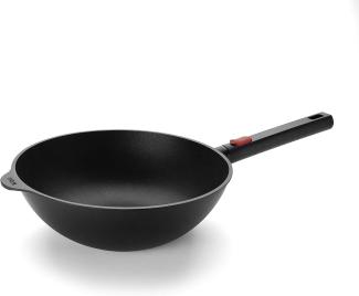 Woll Eco Logic Induktion Guss-Wok Ø 28 cm 10 cm hoch abnehmbarer Stiel