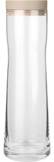 Blomus Wasserkaraffe SPLASH, Karaffe, Edelstahl poliert, Glas klar, Silikon, nomad, 1 L, 63786