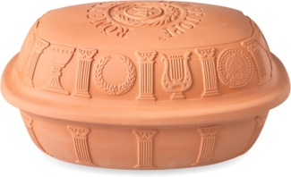 Römertopf Bräter Dampfgarer 40 Jahre Jubiläums-Edition 3,5 Liter, 34,0 x 26,0 x 19,0 cm, Oval, Terrakotta