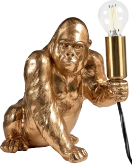 Tischlampe Gorilla HARAMBE Gold