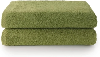 Top Towel - Plus - Große Badetücher - Badetücher - 2 Duschtücher - 100x150 cm 100 % Baumwolle - Blatt
