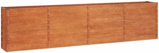 vidaXL Hochbeet Rostig 320x40x77 cm Cortenstahl 151957