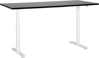 Höhenverstellbarer Schreibtisch Elektrisch 180x80 cm Schwarz DESTIN IV