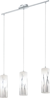 Eglo 92741 Hängeleuchte RIVATO chrom, E27 max. 3X40W L:70,5cm B:9cm H:110cm