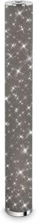 BRILONER - LED Stehlampe mit Sternenhimmel, inkl. Fußtaster, warmweiße Lichtfarbe, Leselampe, Wohnzimmerlampe, Schlafzimmer Deko, Deckenfluter, Standleuchte, Stehleuchte, 103,5x13 cm, Grau