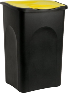 Stefanplast Mülleimer, 50 L Abfallbehälter 56x37x39cm Papierkorb Mülltrennung